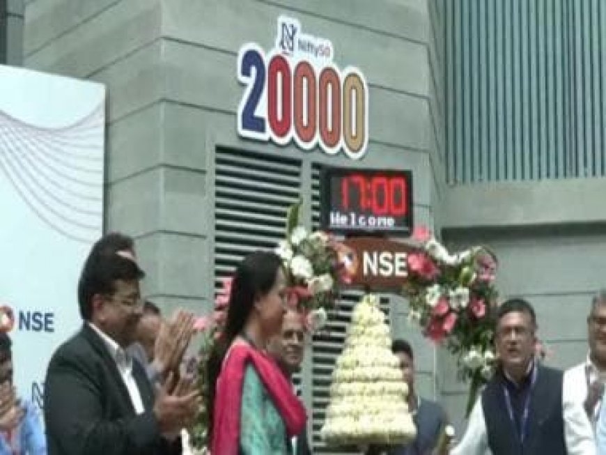 NSE celebrates as Nifty touches 20,000-mark for first time ever