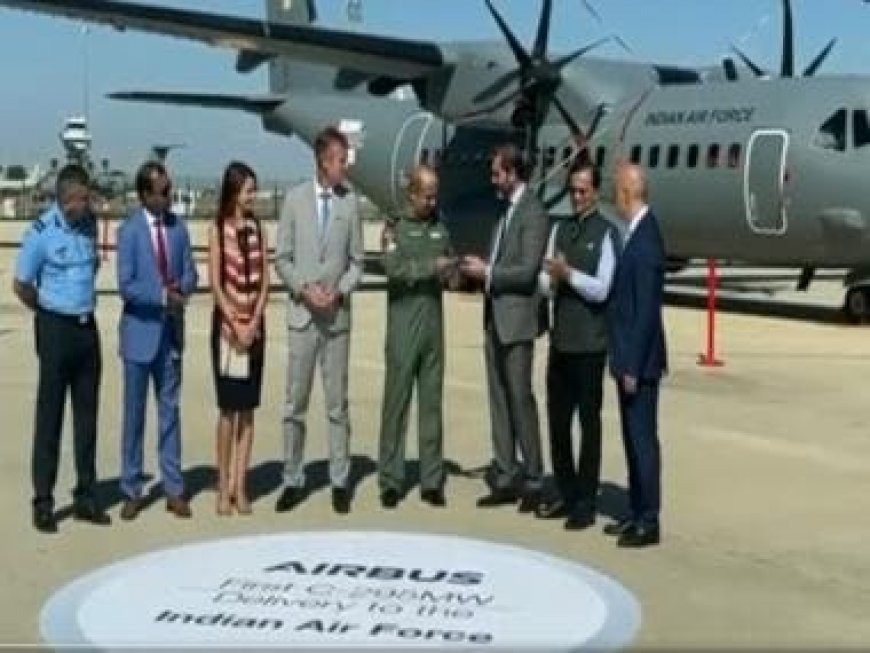 WATCH: India gets its first C-295 aircraft 10 days ahead of schedule