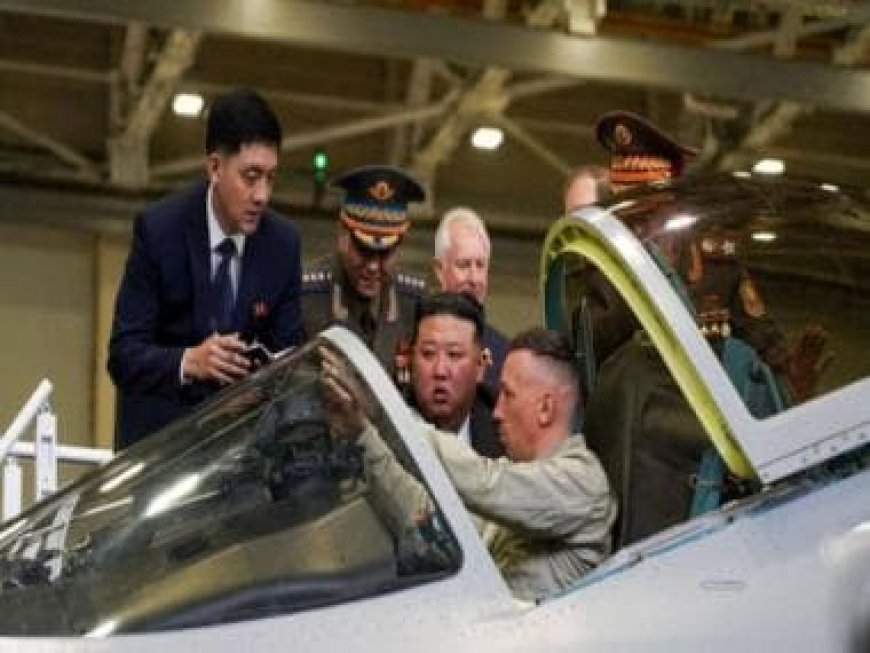 North Korea's Kim inspects Russian fighter jet plant under Western sanctions