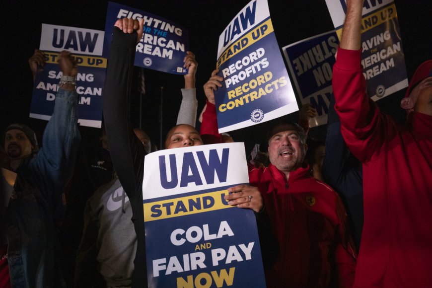 UAW rejects improved Stellantis pay deal as strike enters fourth day