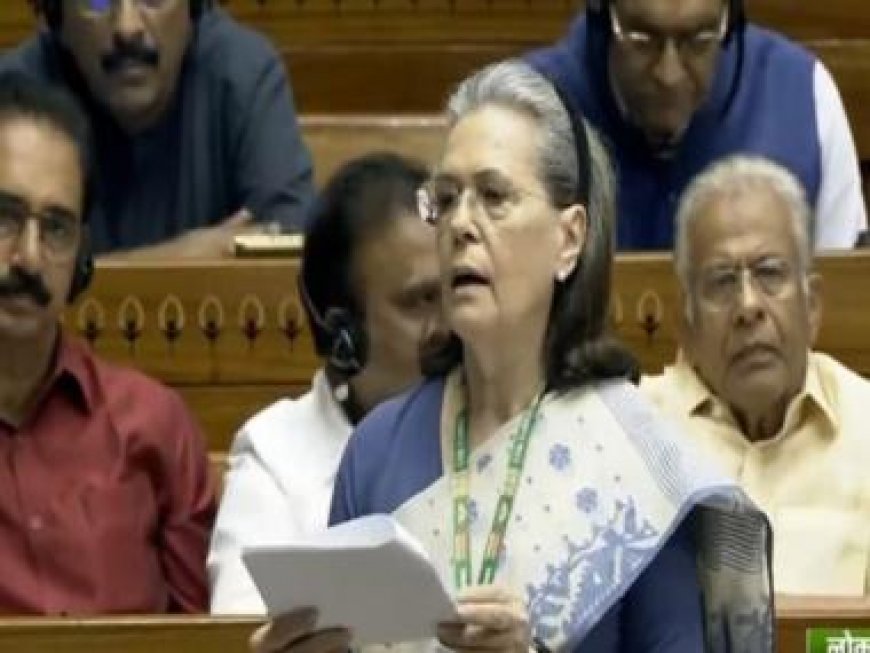 Women's Reservation Bill debate: Sonia Gandhi says, 'Rajiv Gandhi's dream will complete with passing of the Bill'