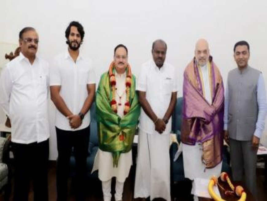 JD(S) now part of NDA: Karnataka ex-CM HD Kumaraswamy meets Amit Shah, JP Nadda