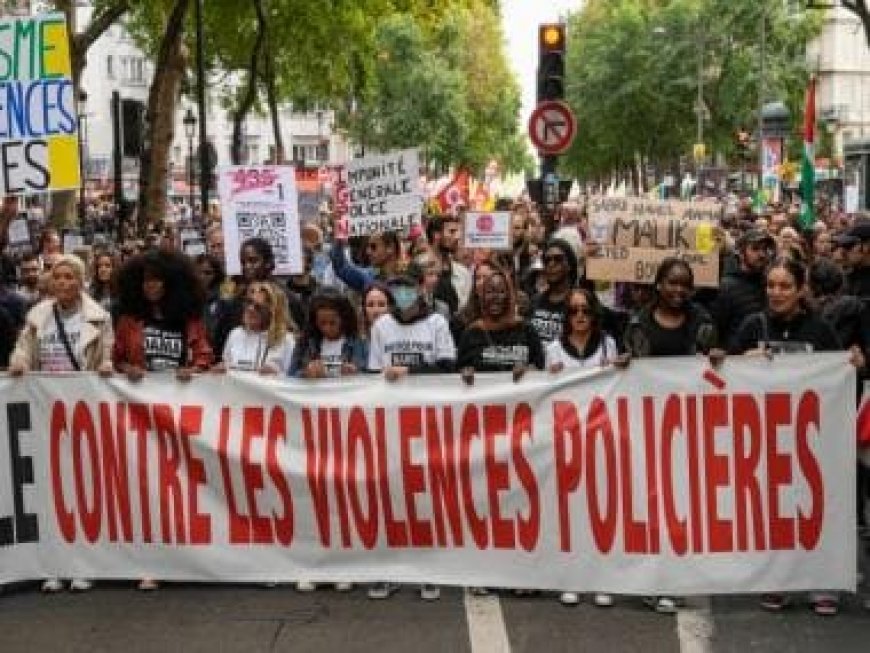 Thousands march in France to protest against police violence