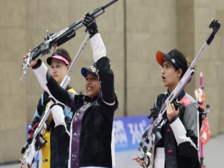 Asian Games 2023: Sift Kaur Samra wins gold in 50m rifle 3 positions, Indian women's 25m pistol team grabs top spot