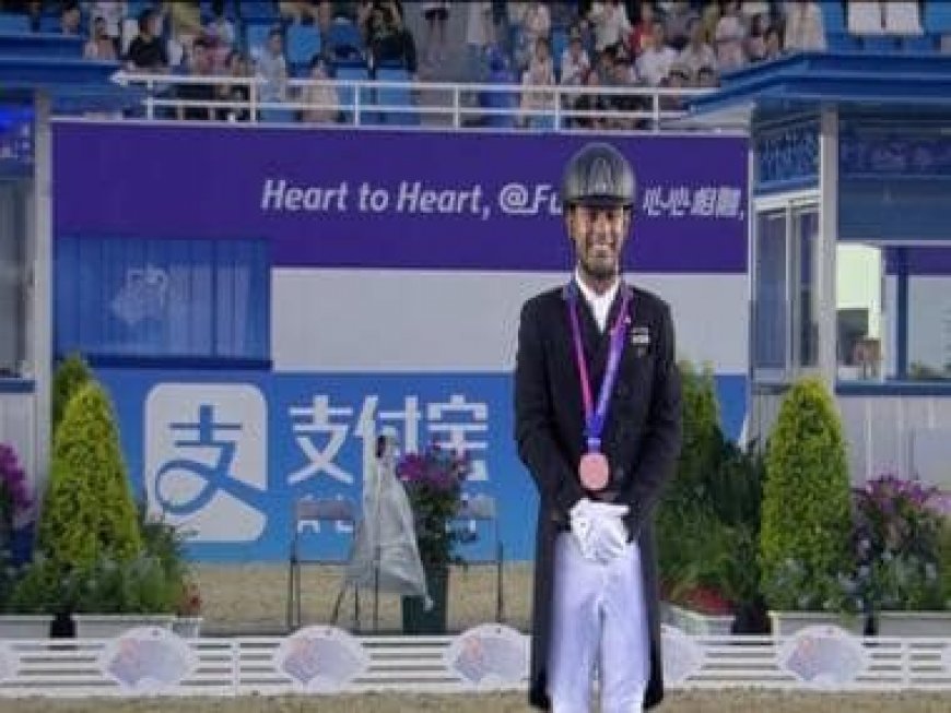 Asian Games 2023: Anush Agarwalla clinches bronze medal in individual dressage equestrian event