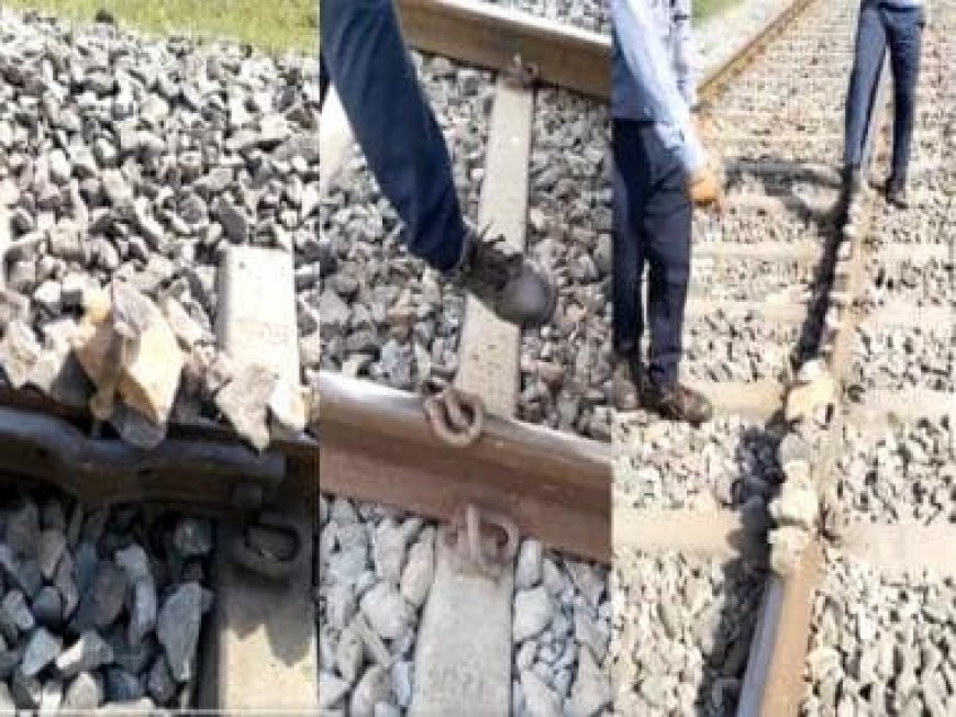 Watch: Bid to derail Vande Bharat train in Rajasthan foiled