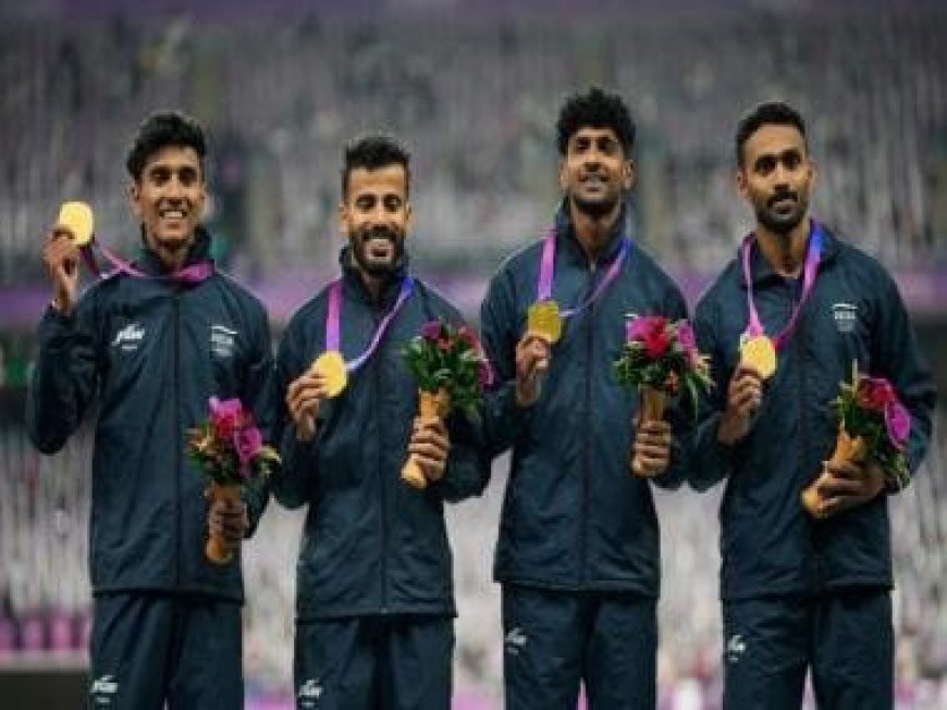 Asian Games 2023: India win gold medal in men's 4x400 relay competition