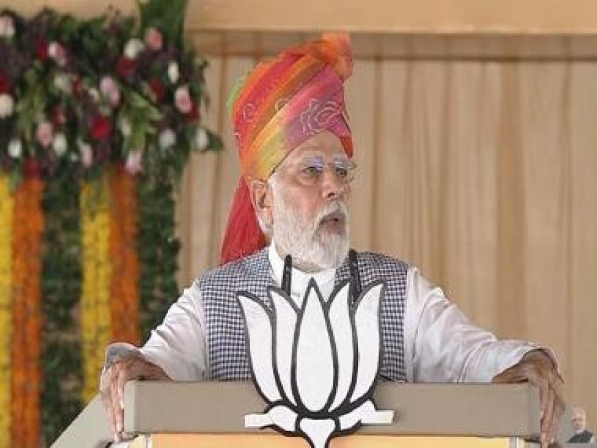 'Congress prefers vote bank politics over vikas': PM Modi in Jodhpur