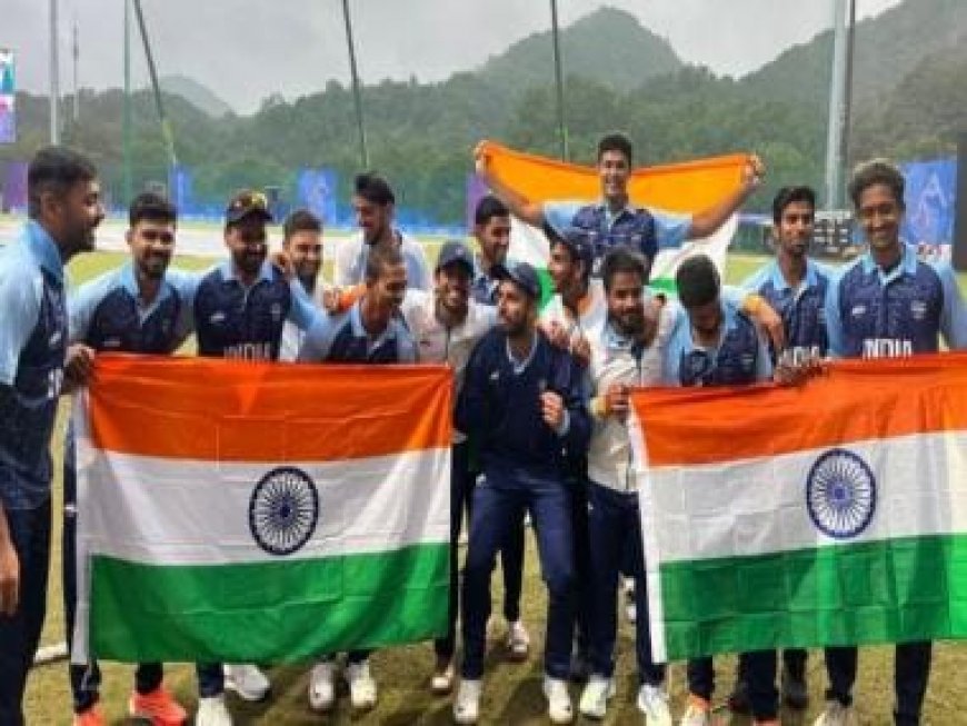 Asian Games 2023: India men's cricket team wins gold medal after rain washes out final against Afghanistan