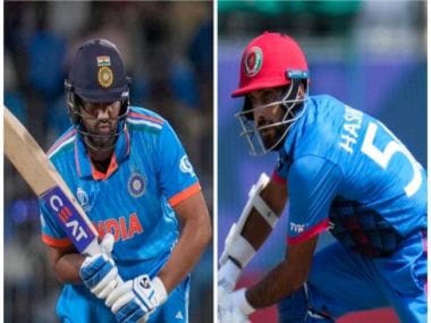 India vs Afghanistan LIVE Score, World Cup 2023: AFG 204/4; Shahidi, Nabi aim to take visitors to challenging total