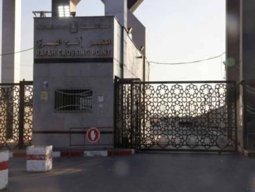 US in talks with Egypt to open Gaza's Rafah border crossing