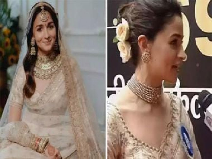 Alia Bhatt opens up on repeating her wedding saree for the 69th National Film Awards, shares post with fans