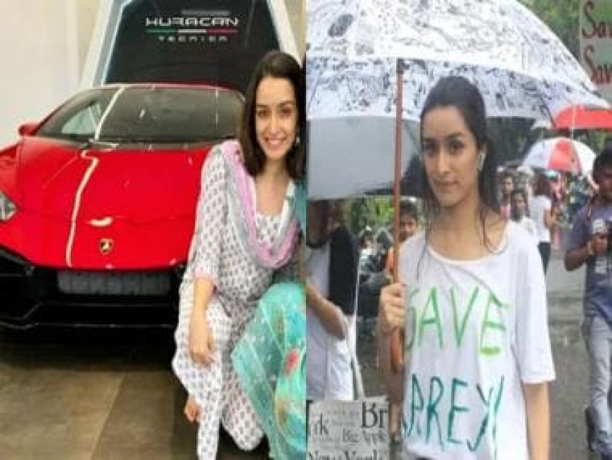 After Shraddha Kapoor buys Lamborghini, her 'Save Aarey' pictures goes viral; netizens react