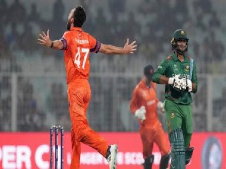 World Cup 2023: Paul van Meekeren's destructive spell and other key moments from Netherlands' victory over Bangladesh