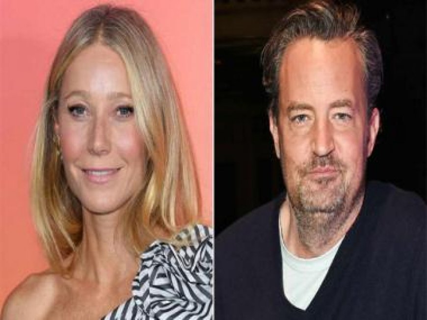 Actress Gwyneth Paltrow remembers her relationship with 'Friends' star Matthew Perry, says 'Kissed in a field'