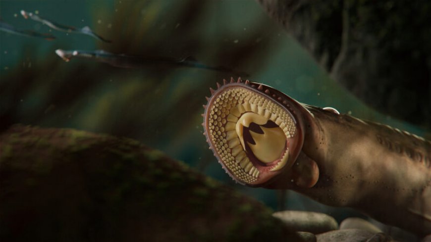 Newfound fossil species of lamprey were flesh eaters