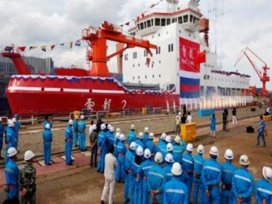 China sends biggest Antarctic fleet to build research station
