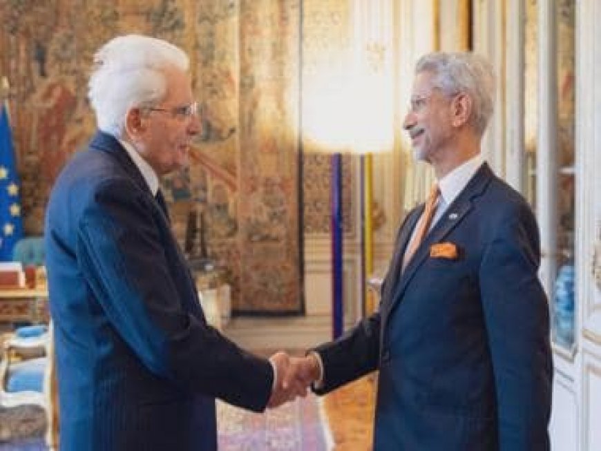 Jaishankar meets Italy's President Sergio Mattarella; discusses ways to advance strategic partnership