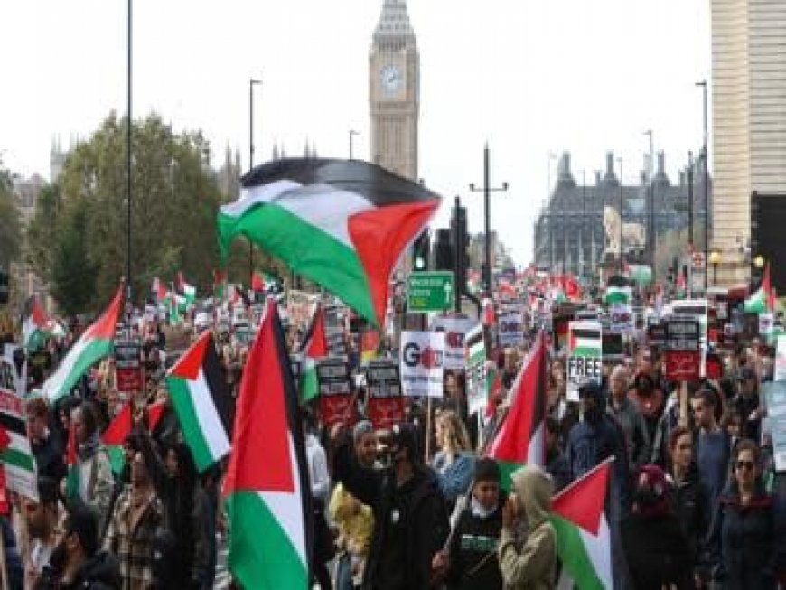 UK: Four cops injured after pro-Palestine protesters burst firecracker in rally; 29 held