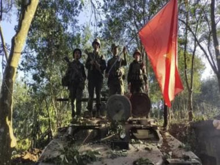 Myanmar rebels claim first capture of a district capital from Junta