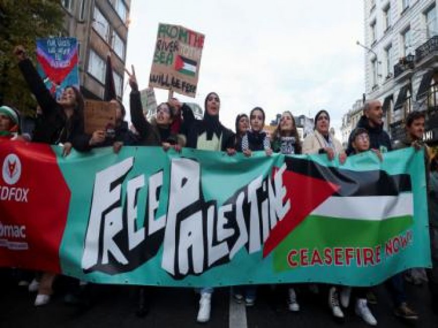 Belgium: Over 20,000 attend pro-Palestine rally in Brussels