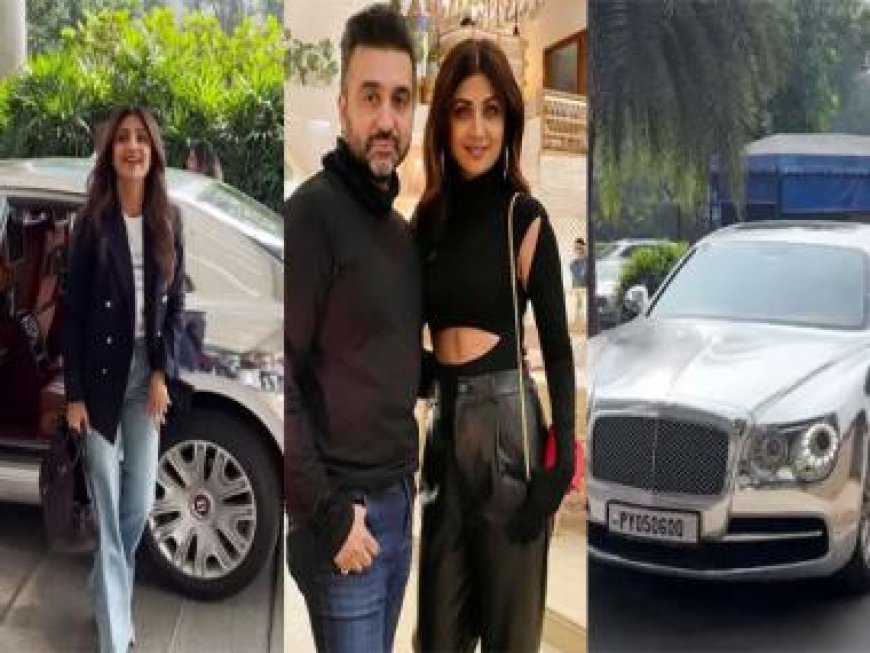 Shilpa Shetty flaunts a 5 crore Bentley Flying Spur'; looking at her and Raj Kundra's net worth of over Rs 4,000 crore