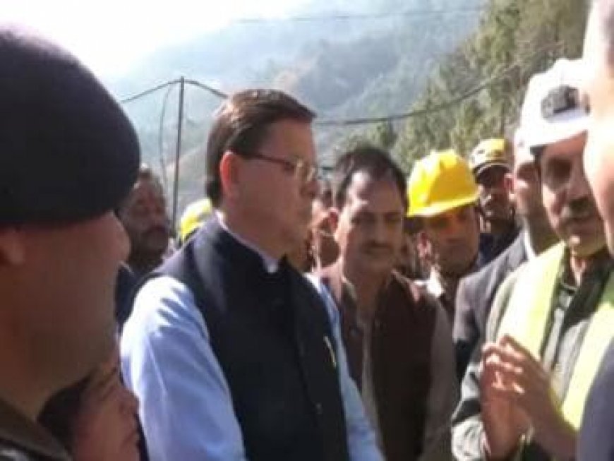 Uttarkashi tunnel collapse: All 40 trapped workers safe; CM Dhami reviews rescue ops