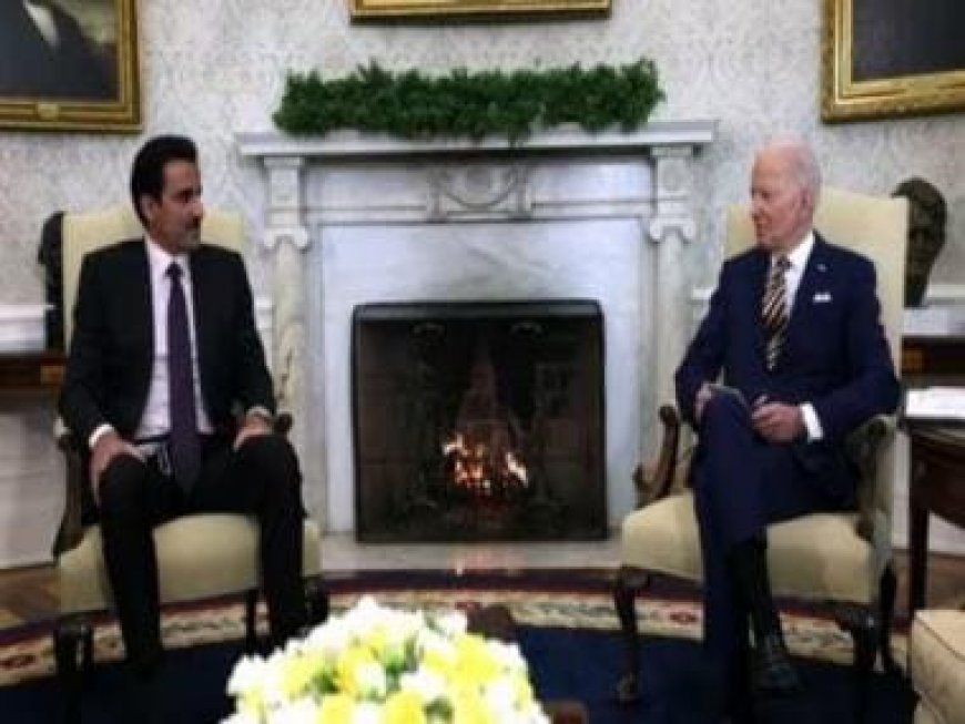 Biden, Qatari emir discuss hostages held by Hamas, pledge to secure release