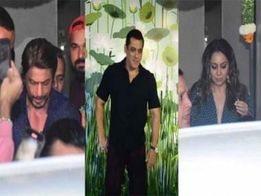 Salman Khan, Shah Rukh Khan, and Gauri Khan steal the show at Arpita Khan's Diwali bash