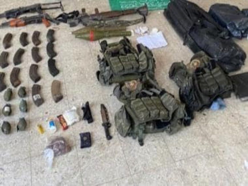 WATCH: IDF finds mortar shells, RPGs inside kindergarten in Gaza