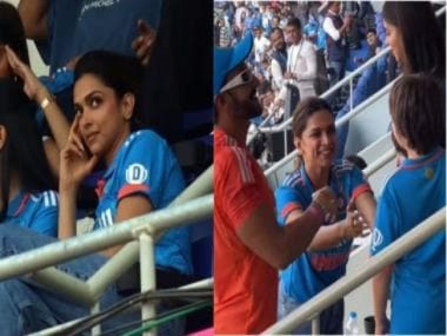 Deepika Padukone cutely kisses Shah Rukh Khan's son AbRam at World Cup finals, remind fans of 'Jawan'
