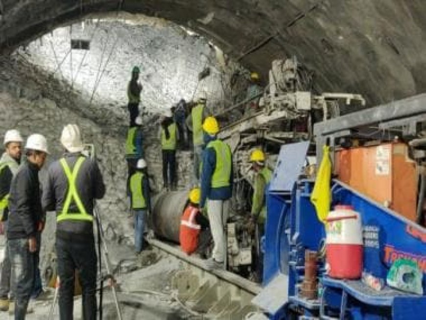 Uttarkashi tunnel collapse: Big relief for 41 trapped workers as engineers lay pipe for sending solid food inside