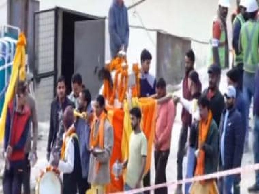 WATCH: Villagers carry 'doli' of local deity to Uttarkashi tunnel collapse site, seek divine intervention