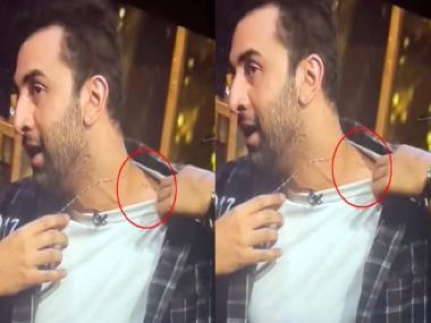 Ranbir Kapoor gets daughter Raha's name tattooed on his collarbone; WATCH