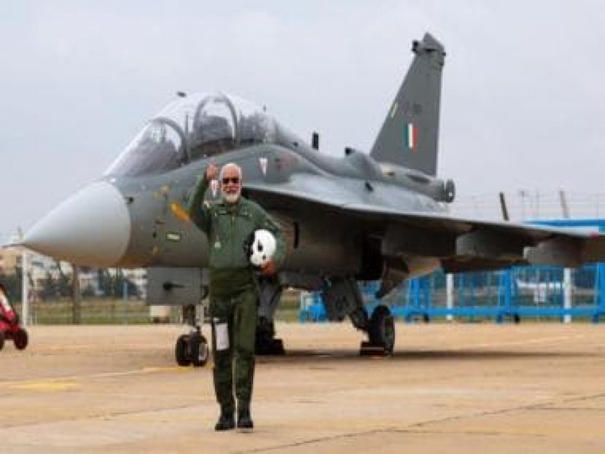 'Sense of pride, optimism about our national potential': PM Modi after flying on Tejas Fighter Jet