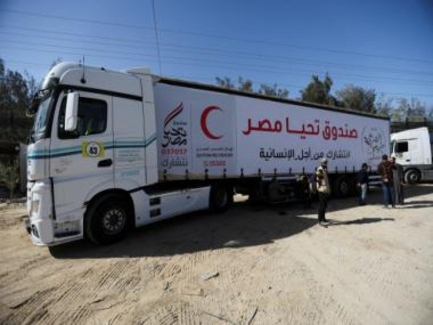 UN says 61 trucks deliver aid in northern Gaza