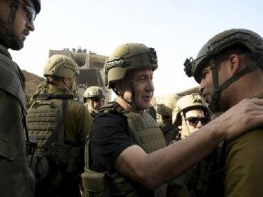 Israeli PM Netanyahu visits Gaza, tells troops 'nothing will stop us’