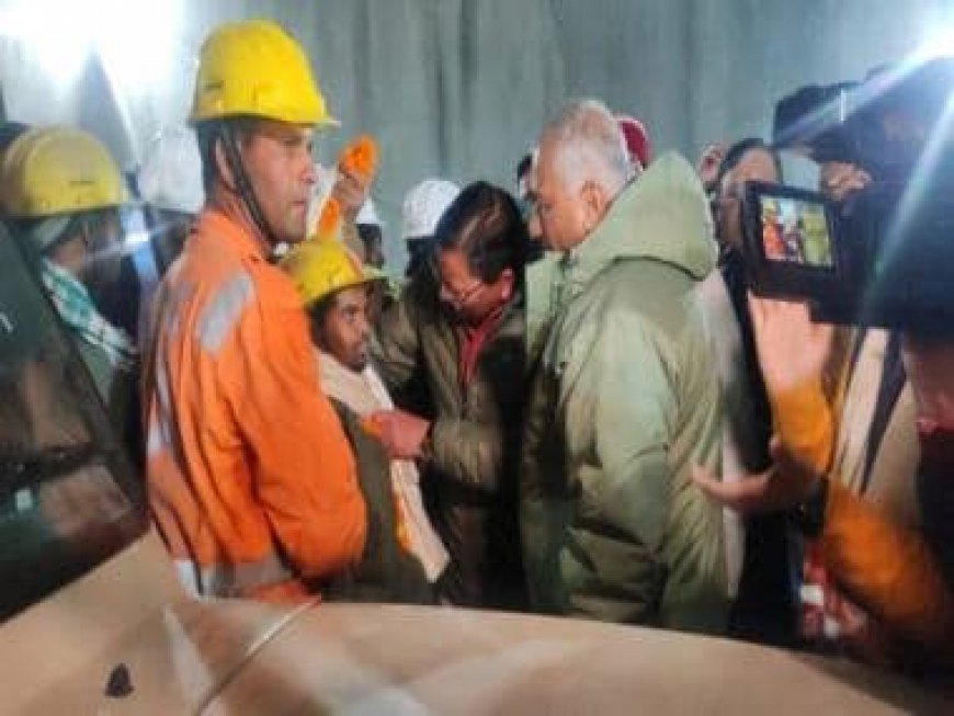 Uttarkashi Tunnel Rescue LIVE Updates: CM Dhami announces cash incentive for all involved in Silkyara rescue operation