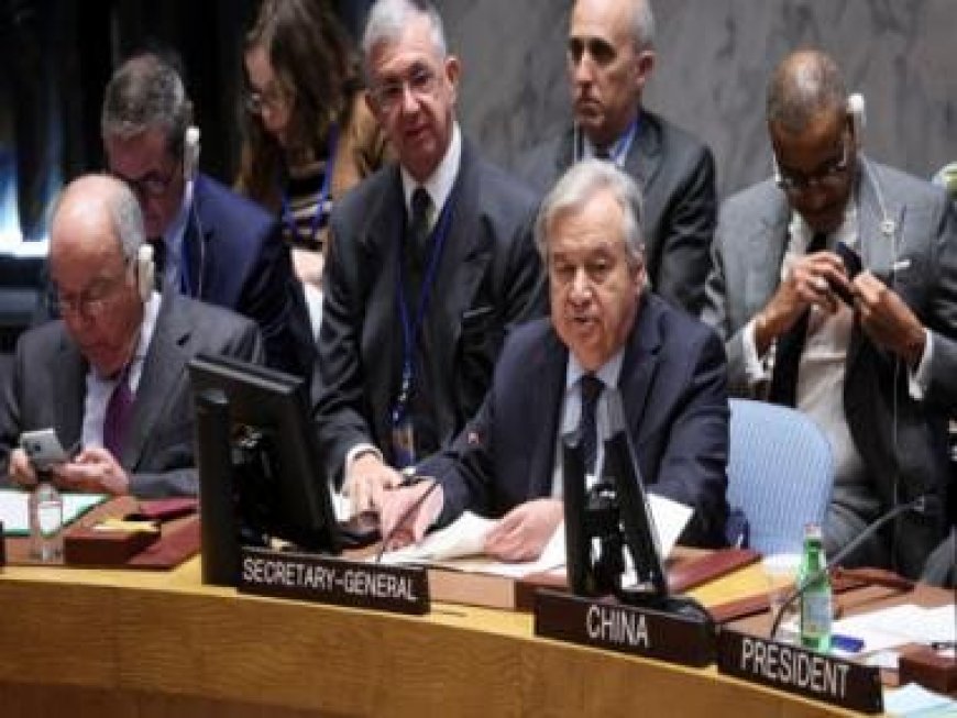 Gaza going through 'epic humanitarian catastrophe': UN chief