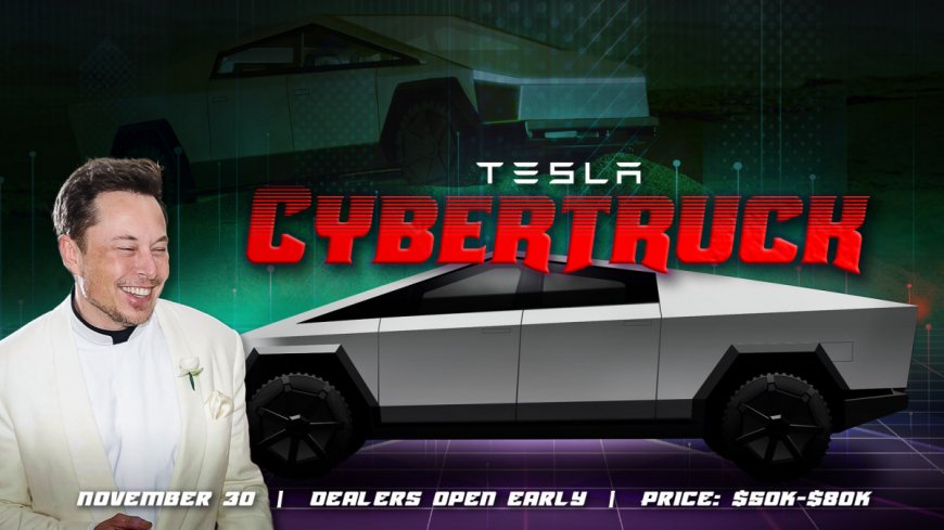 Tesla CEO Elon Musk pits his brand new Cybertruck against a Porsche 911