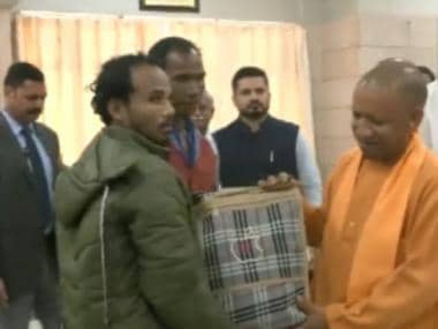 WATCH: Yogi Adityanath meets eight UP workers rescued from Uttarakhand tunnel