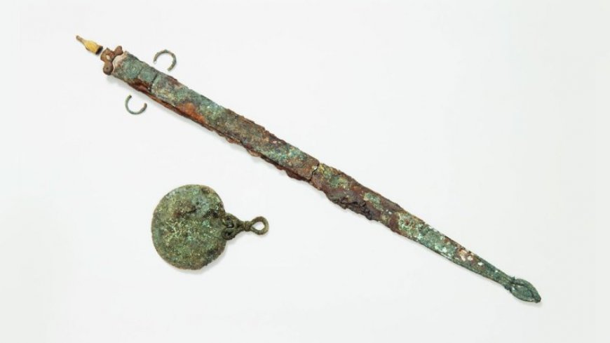 A mysterious ancient grave with a sword and mirror belonged to a woman