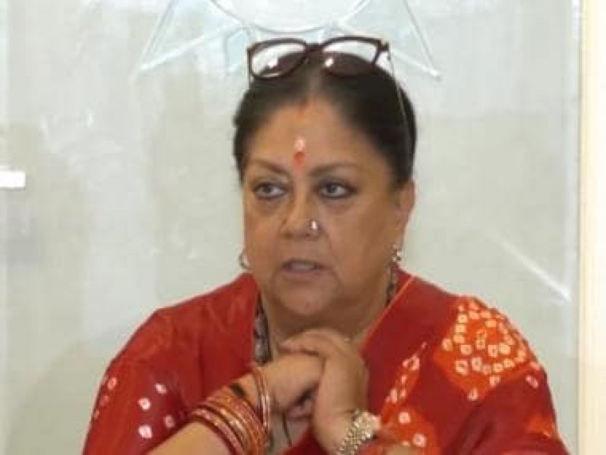 PM Modi's 'sabka saath, sabka vishwas and sabka prayaas' mantra helped BJP clinch Rajasthan, says Vasundhara Raje