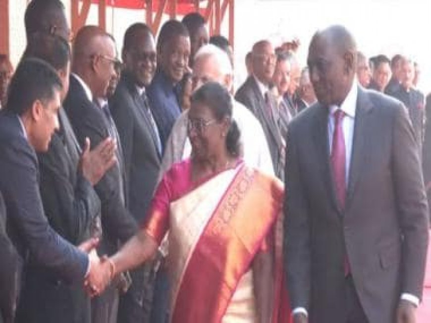 WATCH: Kenyan President William Ruto receives ceremonial welcome at Rashtrapati Bhavan