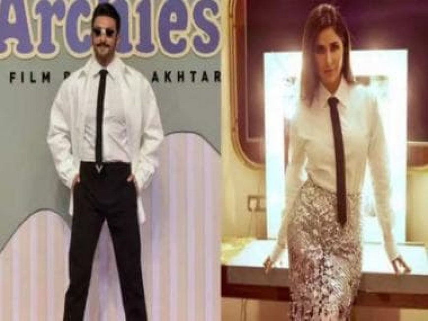 Ranveer Singh's classic look at Netflix's 'The Archies' premiere inspired by Katrina Kaif? Here's the resemblance