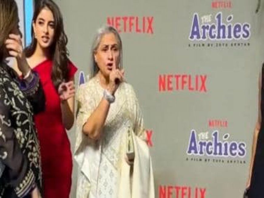 Jaya Bachchan loses her cool on media during The Archies premiere; videos go viral