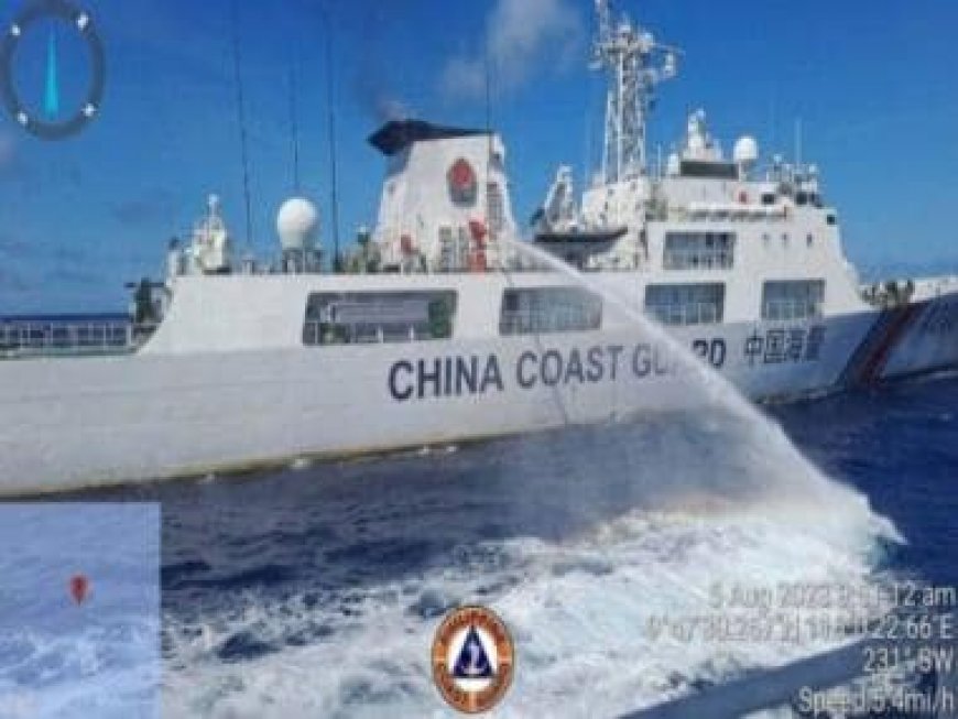 South China Sea: Philippines accuses Chinese Coast Guard of shooting water cannon on its boats