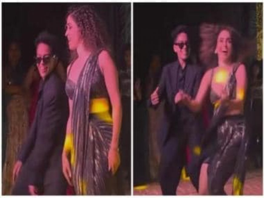 WATCH: 'Jawan' actress Sanya Malhotra dances on Shah Rukh Khan's 'Chennai Express' song at sister's wedding function