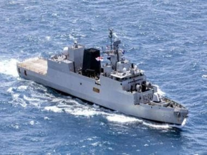 Indian Navy's Kadmatt, an anti-submarine warfare corvette, arrives in Manila amid China-Philippines maritime standoff