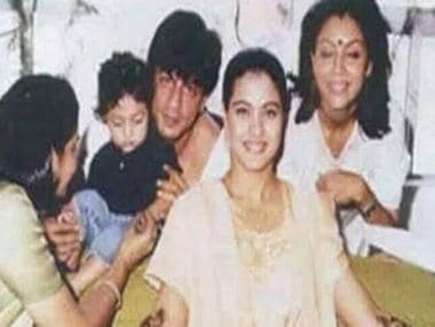 Shah Rukh Khan, Gauri Khan, Aryan Khan's photo from Kajol's 'mehendi' ceremony goes viral, fans react